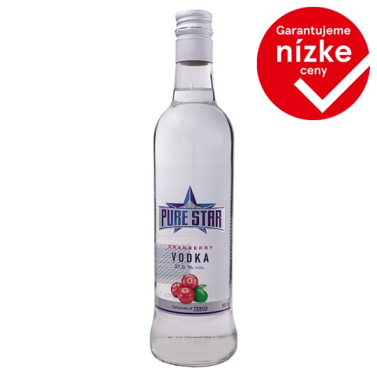 Pure Star Cranberry Vodka 37.5% 500 ml