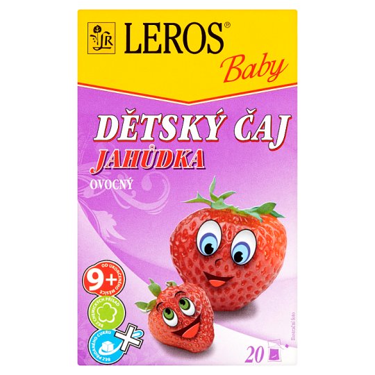 Leros Baby Children's Strawberry Fruit Tea 20 x 2 g