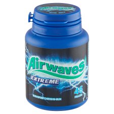 Wrigley's Airwaves Extreme žuvačka bez cukru s príchuťou mentolu a eukalyptu 46 ks 64 g