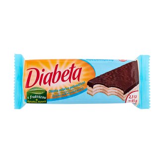 Diabeta Oblátka mliečna polomáčaná 45 g