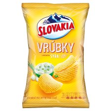 Slovakia Vrúbky with Cheese and Spring Onion Flavor 120 g