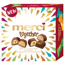 merci Together Filled Chocolates in 5 Varieties 175 g