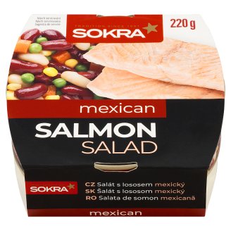 Sokra Mexický šalát s lososom 220 g