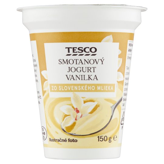 Tesco Creamy Vanilla Yogurt 150 g