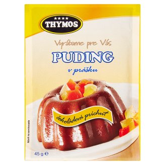 Thymos Puding v prášku čokoládová príchuť 45 g