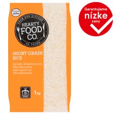 Hearty Food Co. Short Grain Rice 1 kg