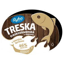 Ryba Košice Treska treskoslovenská v majonéze s údenými šprotami 140 g