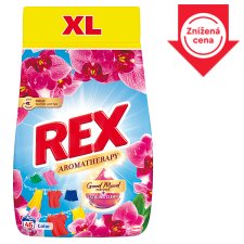 REX prací prášok Aromatherapy Orchid Color 45 praní, 2,475 kg