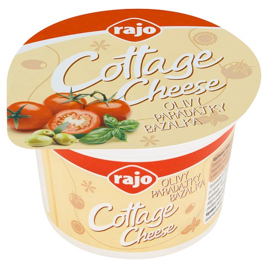 Rajo Cottage Cheese Olives Tomatoes Basil 180 g