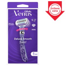 Gillette Venus Deluxe Smooth Swirl Holiaci Strojček – 1 Čepieľka