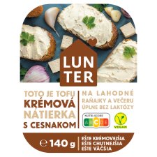 Lunter Tofu krémová nátierka s cesnakom 140 g