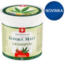 SwissMedicus Konská masť Warming Ointment with Hemp 250 ml