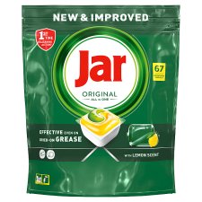 Jar Original All In One Kapsuly Do Umývačky Riadu Citrón, 67 Tabliet